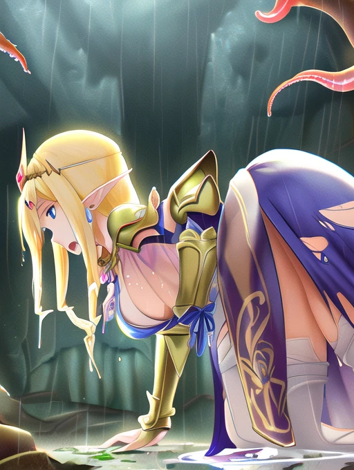 NSFW,(((1girl,1boy,sex,vaginal,clothed))),super detailed skin,smile,open mouth,looking at viewers,day,daylight,sunshine,poolside,(((swimwear))),
best quality, High resolution,(Illustration:0.8), ((Beautiful detailed eyes:1.6)), extra detailed face, extremely details CG, (Perfect hands, Perfect Anatomy),masterpiece,perfect anatomy,anime keyvisual, geme cg,(((blonde hair, very long hair,pointy ears,twin drills,red eyes,ahoge,elf,drill hair,hair between eyes,bangs,hair intakes,hair behind ear))),slim thighs,