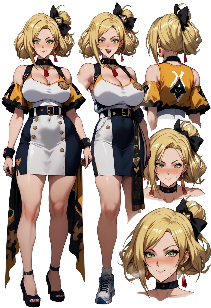 Cardfight!! Vanguard: Kourin Tatsunagi  blonde hair woman , fat man fucking her using her like plaything cum in her , in Cardfight clothing,make her have sex front every in street huge pussy take huge dick in her make look at the viewer!character sheet