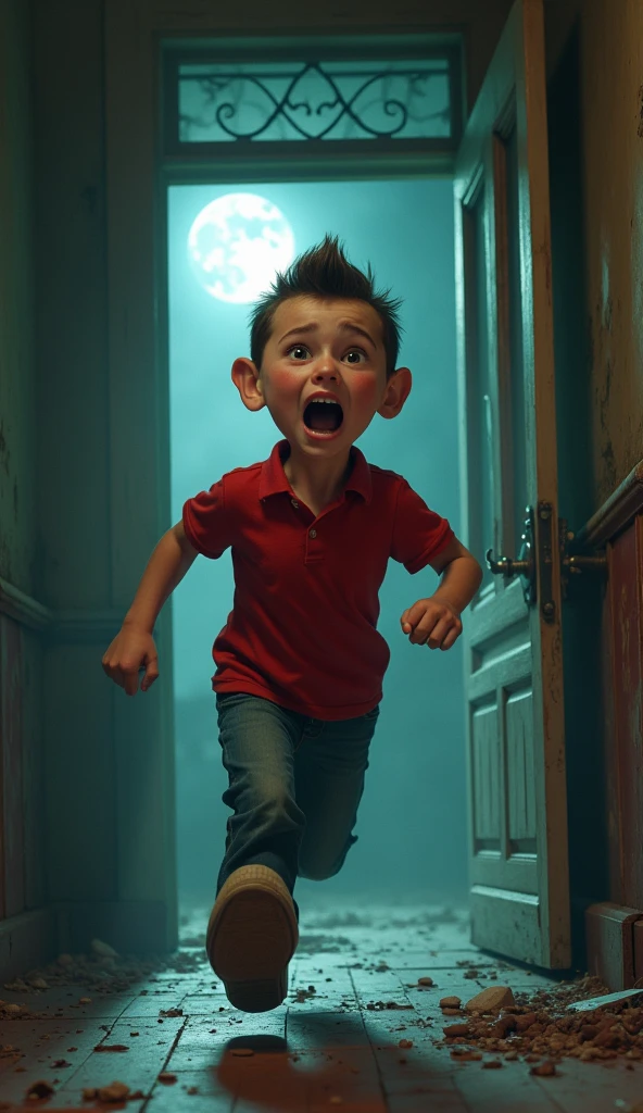 Boy gets electrocuted after touching doorknob in comedy movie