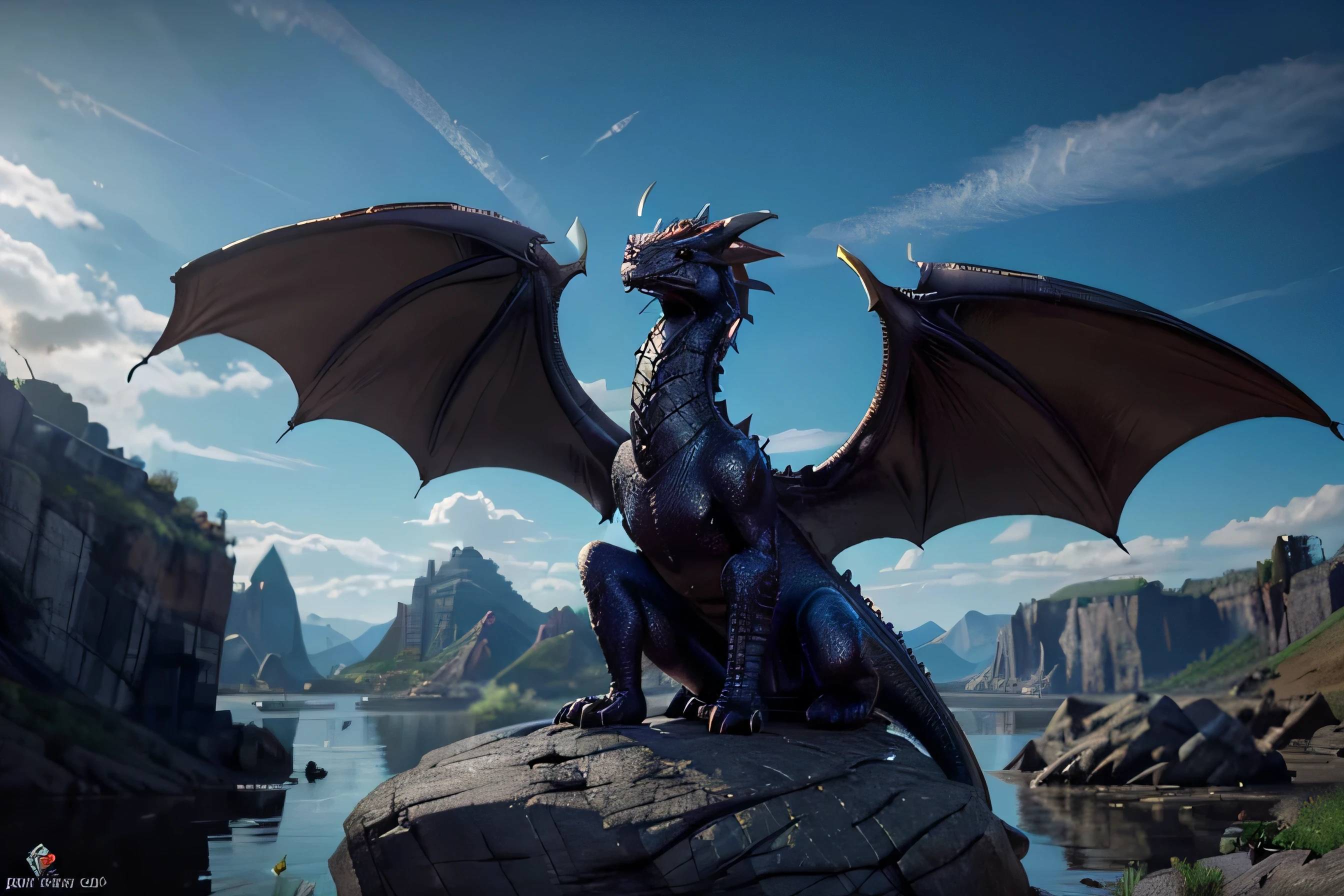 Create the Caraxes Dragon
