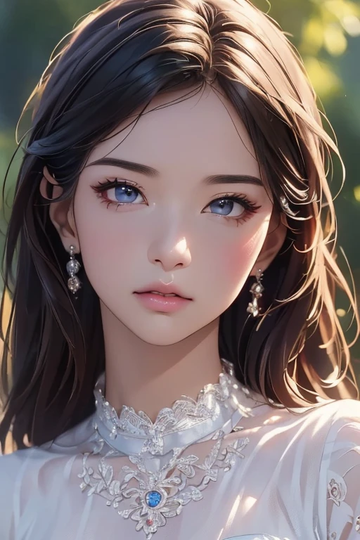 (( top quality )), (超 high image quality), ( very detailed), ( detailed description ), (( best CG )), (masterpiece),  Ultra Detailed Art 、( top quality 、8k、32K、masterpiece)、( realistic)、( realistic:1.2)、( high image quality)、 very detailed、 Very Beautiful Face and Eyes、 1 Woman 、 thin waist、Delicate body、( top quality 、 Attention to Details 、Rich skin to wear )、( top quality 、8k、Oil paints:1.2)、 very detailed、( realistic、 realistic:1.37)、 bright color、 beautiful women、Detailed aspects 、(masterpiece:1.2,   top quality ), ( realistic, photo realistic:1.4), (( casual fashion:1.3))