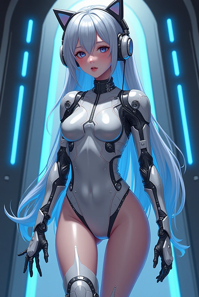 A masterpiece, best qualtiy, Ultra detailed, Wheels within wheels, Extremely detailed, A high resolution, Lifelike, k hd, 8K, 1人, Humanoid robots, Dynamic pose, Extremely delicate mech, Glowing dark red LED part, s whole body, High-tech background, rim-light,Science fiction,(Marek Okon:1.3),Mooncryptowow's midway style,Psychedelic,Halo,NSFW,Naked,,Tender powder,Chest leakage,open waist