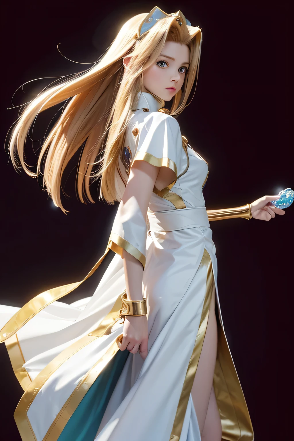 Perfect Anatomy　 top quality , Highest Resolution ,(((Clothes with metallic luster)))　 Tales of Phantasia　mint