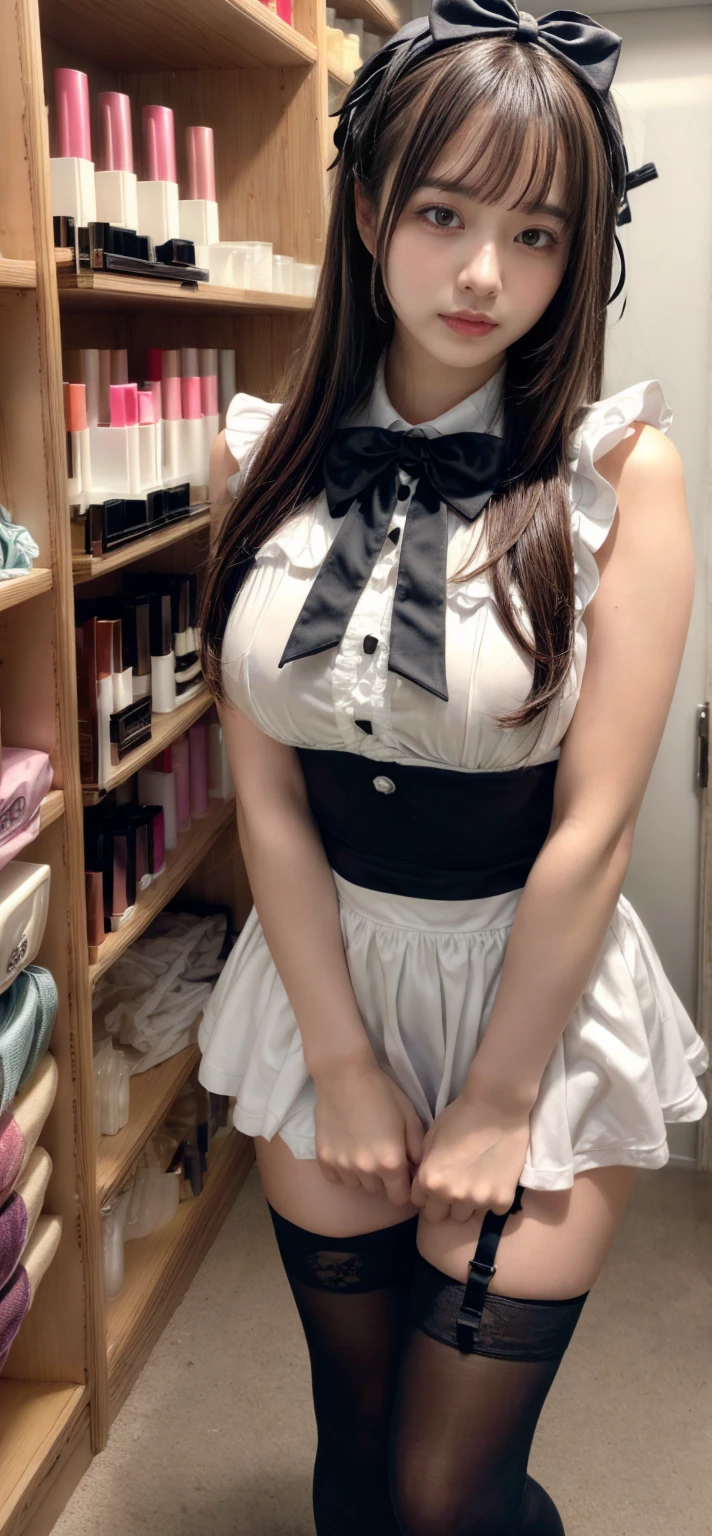 Maid Outfit Cosplay、Smile so much、kawaii pose、Gravure Pose