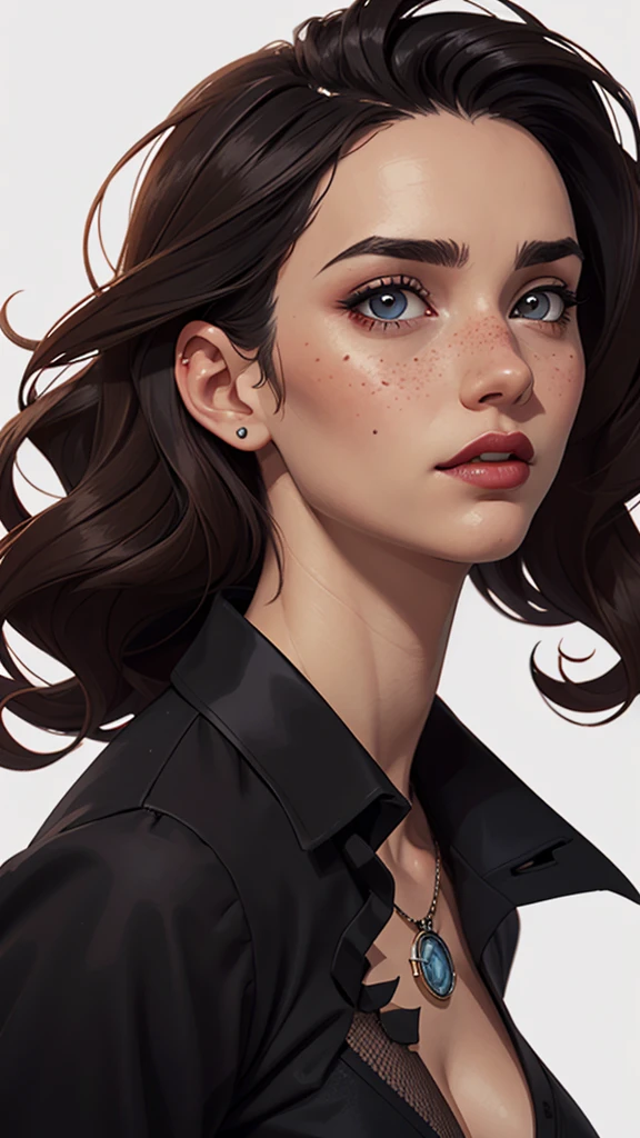  Close-up of a woman in a black blouse and a black bra ,  Charlie Bowater art style , estilo Charlie Bowater, vampire portrait, arte do personagem Charlie Bowater, Alena Aenami and Artgerm, Neoartcore e Charlie Bowater,  Charlie Bowater rich and deep colors , lazy art style,  Artgerm and Tom Bagshawum close up of a woman with long black hair and a necklace , amoranto, Bela Delfina, better known as amoranto, Kailee Mandel, black hair and big eyes,  profile picture with close up , beautiful young amoranto,  pale and shiny skin , Portrait of a lta qualidade,  with long hair and piercing eyes , skin like ivory,  Sydney Hanson white skin tone mode portrait in cartoon style GTA style digital illustration of a woman in a black dress and black hair, beautiful vampire queen, beautiful female vampire queen, Gothic maiden,  beautiful gothic supermodel , female vampire bonita, gothic girl, gothic girl, Gothic maiden of the dark,  Gothic style, gothic woman, Gothic clothes, gothic clothes, vampire fashion, female vampire,   wearing a gothic dress Close-up of a woman with long hair and a sweater  ,  curly brown hair , beautiful model, Portrait of a lta qualidade,  Medium Soft Light Portrait , looks like young Liv Tyler, colorful portrait, beautiful woman, curly blond hair | d & d, Beautiful portrait lighting, a beautiful young woman, very beautiful model, 50mm portrait,   Character style illustration style Completely naked breasts showing fear Small breast size Cartoon name  :  Isabella Cruz white background medium breasts freckled face Jennifer Connelly actress strong contours Physical description - long straight hair ,  dyed in a vibrant brown that contrasts with her fair skin .  - You reflect a mix of curiosity and determination . - She is tall, with a slender and agile figure, highlighting her agility and dexterity.  -colorful background Portrait Character Design,  beautiful digital illustration , Portrait of a 