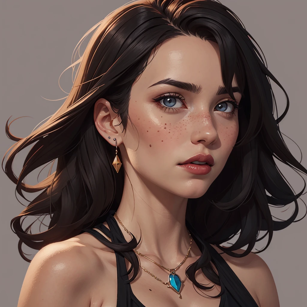  Close-up of a woman in a black blouse and a black bra ,  Charlie Bowater art style , estilo Charlie Bowater, vampire portrait, arte do personagem Charlie Bowater, Alena Aenami and Artgerm, Neoartcore e Charlie Bowater,  Charlie Bowater rich and deep colors , lazy art style,  Artgerm and Tom Bagshawum close up of a woman with long black hair and a necklace , amoranto, Bela Delfina, better known as amoranto, Kailee Mandel, black hair and big eyes,  profile picture with close up , beautiful young amoranto,  pale and shiny skin , Portrait of a lta qualidade,  with long hair and piercing eyes , skin like ivory,  Sydney Hanson white skin tone mode portrait in cartoon style GTA style digital illustration of a woman in a black dress and black hair, beautiful vampire queen, beautiful female vampire queen, Gothic maiden,  beautiful gothic supermodel , female vampire bonita, gothic girl, gothic girl, Gothic maiden of the dark,  Gothic style, gothic woman, Gothic clothes, gothic clothes, vampire fashion, female vampire,   wearing a gothic dress Close-up of a woman with long hair and a sweater  ,  curly brown hair , beautiful model, Portrait of a lta qualidade,  Medium Soft Light Portrait , looks like young Liv Tyler, colorful portrait, beautiful woman, curly blond hair | d & d, Beautiful portrait lighting, a beautiful young woman, very beautiful model, 50mm portrait,   Character style illustration style Completely naked breasts showing fear Small breast size Cartoon name  :  Isabella Cruz white background medium breasts freckled face Jennifer Connelly actress strong contours Physical description - long straight hair ,  dyed in a vibrant brown that contrasts with her fair skin .  - You reflect a mix of curiosity and determination . - She is tall, with a slender and agile figure, highlighting her agility and dexterity.  -colorful background Portrait Character Design,  beautiful digital illustration , Portrait of a 