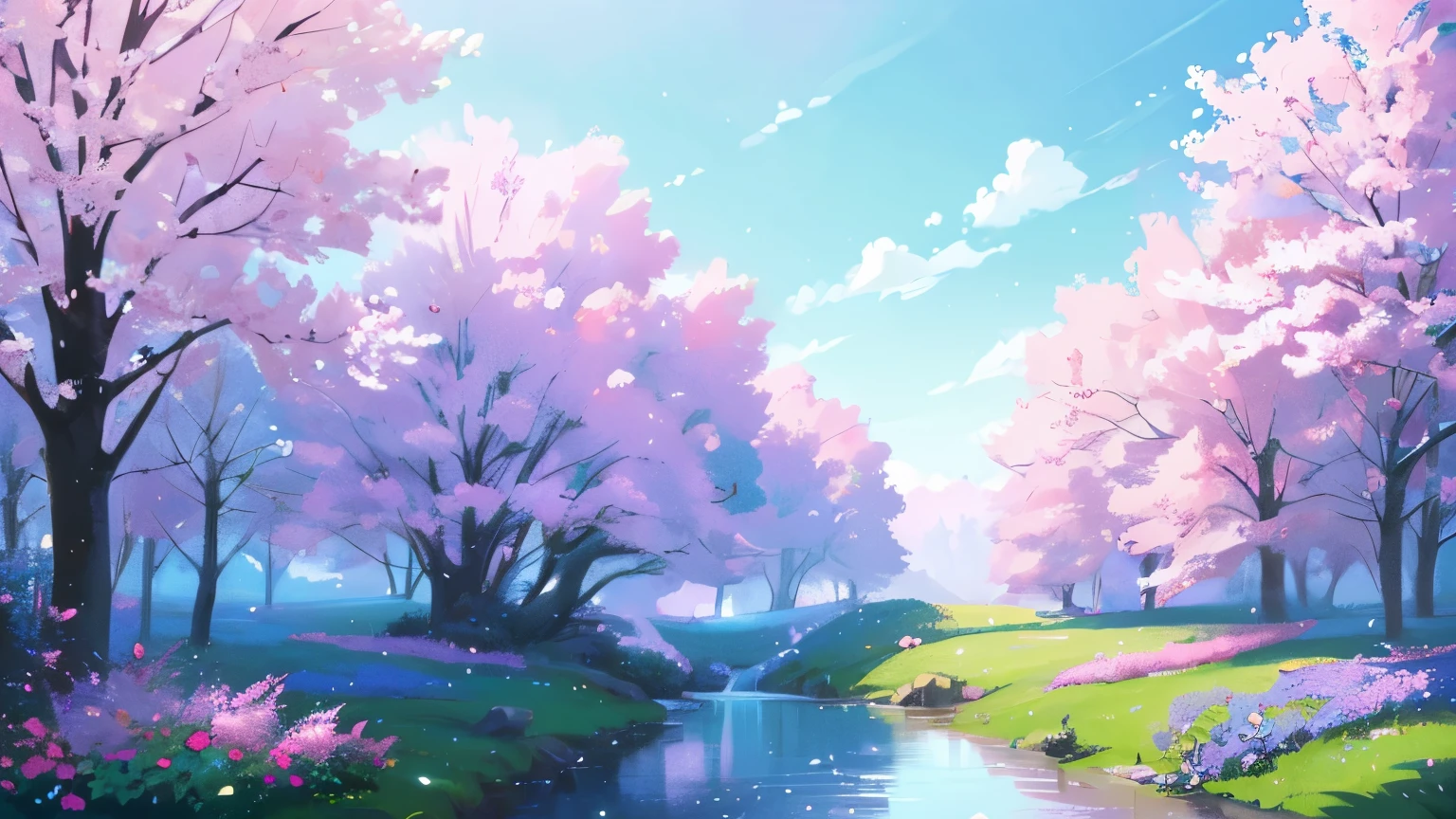 /imagine prompt: 
A whimsical fantasy background featuring a cute, fluffy Samoyed dog. 
Pastel colors (pink, blue, lilac), 
soft lighting, 
dreamy atmosphere, 
minimal style, 
cartoonish or anime-inspired art, 
high detail, 
no text, 
--ar 16:9 
--v 5 (or 5.1, 5.2, depending on version)
