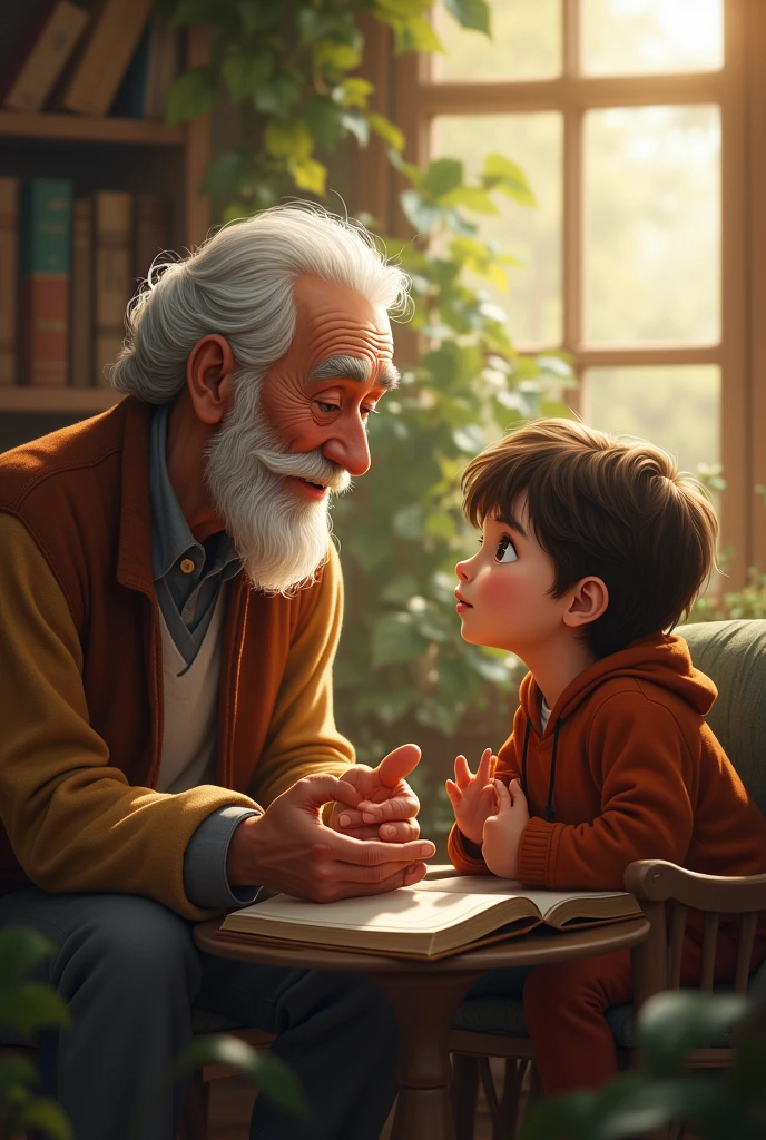A teacher educating a student in a way that leaves the student open to new opinions