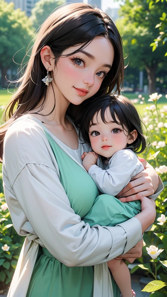 A boy and a girl holding a ,Upper body body