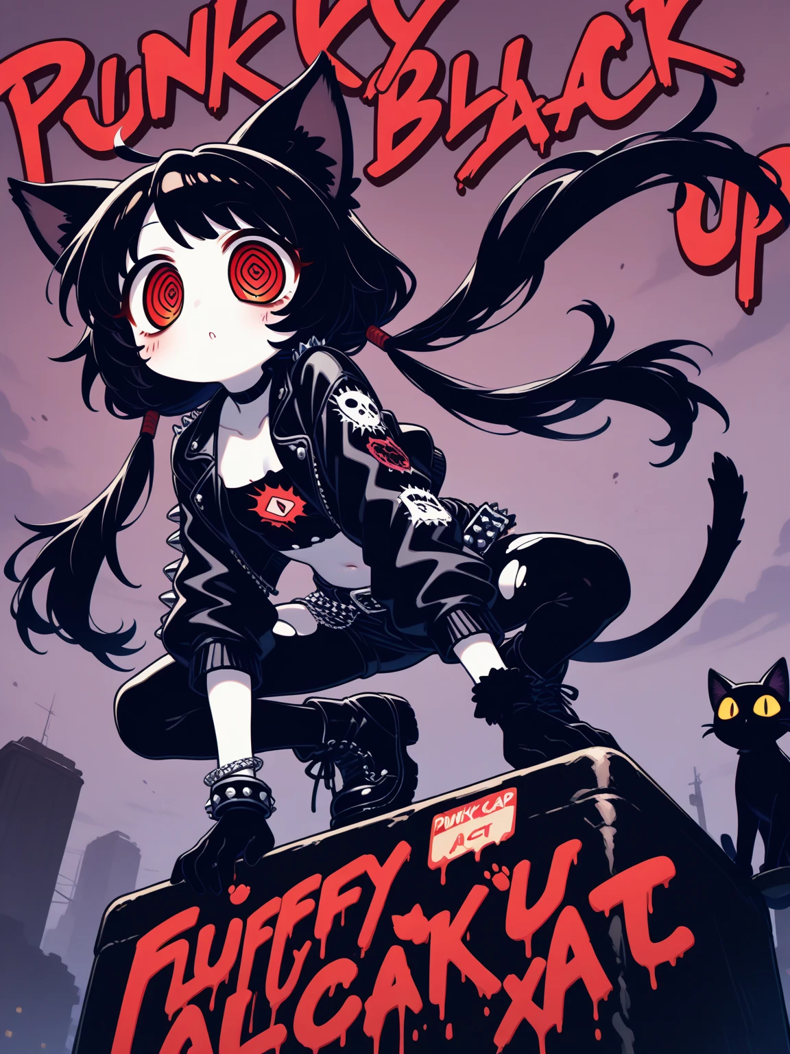 Tails Ripped (Alone:1.2), 1 girl\( cute, Cute,( Evil Smiles ), stand on the podium ...