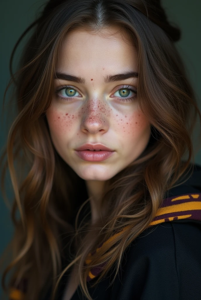 cinematic photo (art by Mathias Goeritz:0.9) , photograph, Lush Girlfriend, Tax collector, Rich ginger hair, Winter, tilt shift, Horror, specular lighting, film grain, Samsung Galaxy, F/5, (cinematic still:1.2), freckles . 35mm photograph, film, bokeh, professional, 4k, highly detailed, detailed eyes, (hydrocolor lens, detailed iris)