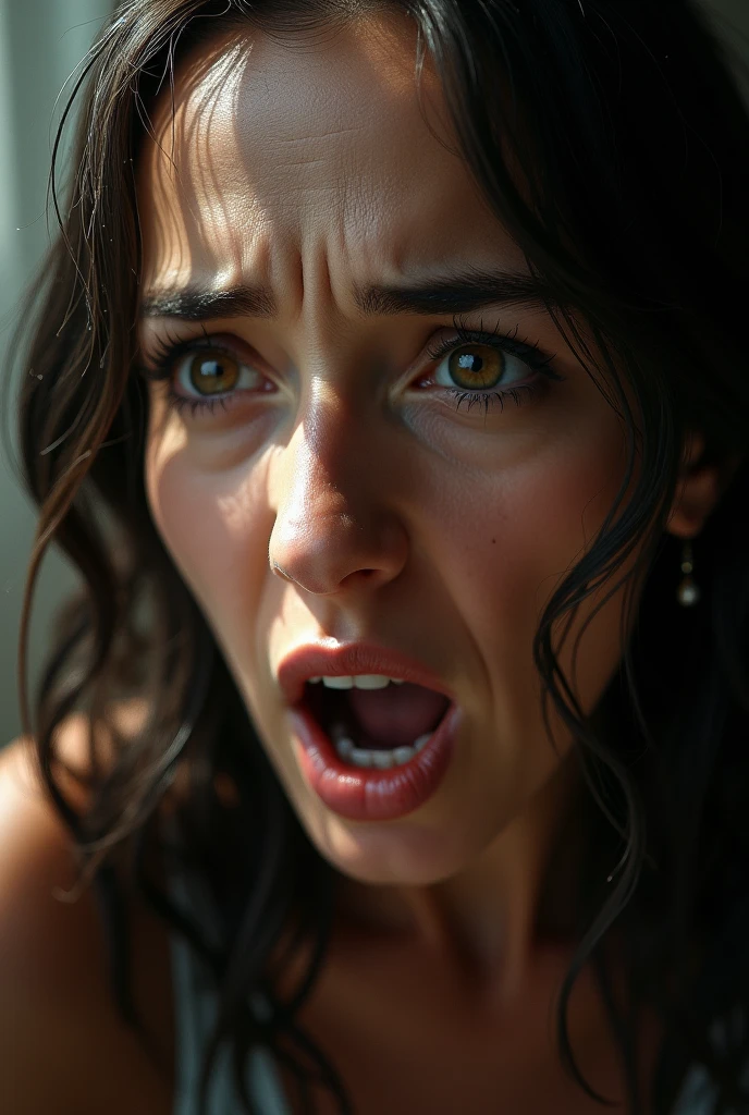 Please open your mouth wide:1.9), (?????-covered .:1.8), (Frightened expression:1.5), (A look of contempt:1.5), Luxury hotel interior, Browsing Caution, masterpiece, Highest quality, Accurate, 超High resolution, retina, Very detailed, Awards, High resolution, Anatomically correct, (Realistic:1.4), RAW Photos, (Soft Saturation:1.3), (Fair skin:1.2), 8k, 1 person, Mature adult woman, Beautiful evil, Evil and nasty sexy women, (Perfectly beautiful woman, A perfectly beautiful face, Perfectly beautif