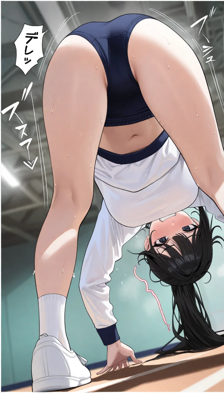 One Woman、Surrounded by many male members、beautiful girl、high school girl、volleyballユニフォーム、volleyball、short hair、Shy face、volleyballスタジアム、volleyballのユニフォーム、Grab your butt with both hands、The stands are full、Highest quality,  Thick thighs、Big Ass、Black Hair、Sweaty body、Number 5、volleyballの試合、Sweaty buttocks、On all fours、Big Ass、Everybody&#39;s touching my ass