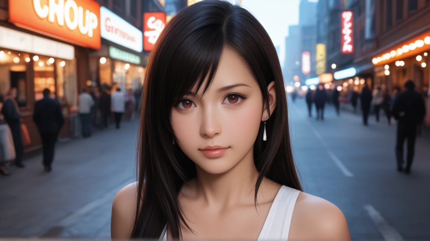 ((highest quality)), ((masterpiece)), (detailed: 1.4), 3D, beautiful cyberpunk female statue, HDR (high dynamic range), ray tracing, NVIDIA RTX, super resolution, unreal 5, Scattered beneath the surface, PBR texture, Post-processing, anisotropic filtering, Depth of the bounds written, maximum sharpness and sharpness, multilayer texture, Albedo and highlight mapping, surface coloring, Accurate simulation of material interactions, perfect proportions, octane rendering, two color light, Large Diameter, Low ISO, White balance, normal three point, 8K RAW, Beautiful and bright pupils, flowing robe, splendid pupils, delicate face and eyes, long eyelashes, blush, fluffy hair, pink lips, Pure, cute, sweet girl, cherry blossom petals fall, butterfly, casual wear, luxury、smile、cleavage