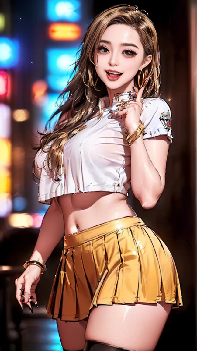 (RAW photos, best quality), (realistic, Photo Realism: 1.3), Extremely Refined and Beautiful, Amazing, Fine Detail, Masterpiece, Ultra Detail, High Resolution, (Best Illustration), (Best Shadow), Intricate, (in a crimson gold Chinese dragon, surrounded by gold dust, black flowers, trees, petals, wind, God, long wavy body, fangs, fantasy, mythology, high quality, highly detailed, masterpiece, epic, particle effects, dynamic effects, (Dragon: 1.4 in front of), clouds, storms, mountains, sunsets, clear focus, volumetric fog, 8k Ultra HD, DSLR, High quality, (Film grain: 1.4), Fujifilm XT3,Official Art, Unity 8K wallpaper, Ultra detailed, Beautiful and beautiful, Best quality, (Zen entanglement, tangled, entangled), (fractal art: 1.4), 1 girl, brunette hair, Chinese, bare shoulders, short skirt, calf, navel, very detailed, dynamic angle, denim lens, (most beautiful chaotic shape), flow, (bright colors), OC, (half: 1.2), china, (tape: 1.3), (Dream: 1.5), (Hanfu: 1.5), Chinese Dragon, (Smile: 0.5), (Chinese God), Realistic, Ultra High Resolution, Complex, Ultra Detailed, (Skin Dents), Female, Detailed Body, (Detailed Face: 1.1), (Contoured Iris), (Watercolor Lenses), (Perfect Eyes), 4K, Gorgeous, (Masterpiece: 1.2), (Best Quality: 1.2), Wide Buttocks, Thick Thighs, (Big Tits: 1.2) and (Big Tits: 1.2), Debauchery, Seductive pose.