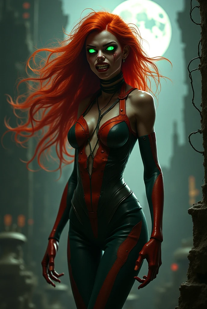  Simplicity and sophistication, shiny skin, green eyes, small breasts, (long red ponytail), freckles, miss fortune, mary jane watson, sexual girl, slutty, ugly man, multiple boys, gangbang, monster, horror, nipples showing