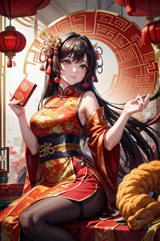 绝代夜满月1女China风antiquity姐妹御姐微笑棕发Princess剪麻花辫双丸浅粉红唇, calm, Intellectuals, Zhongfa, Green Student, hairpin, Peach Blossom, Red clothes,masterpiece, best quality, Married woman, aldult, Chinese, China, elder sister, hairpin,Brown hair, Princess,Full of maternal love,purely,blush,Passionate,Mother,Mature,Beautifully,pregnancy,wife,Pantyhose,Shy,happy,Loveable,发hairpin,Double tail,antiquity