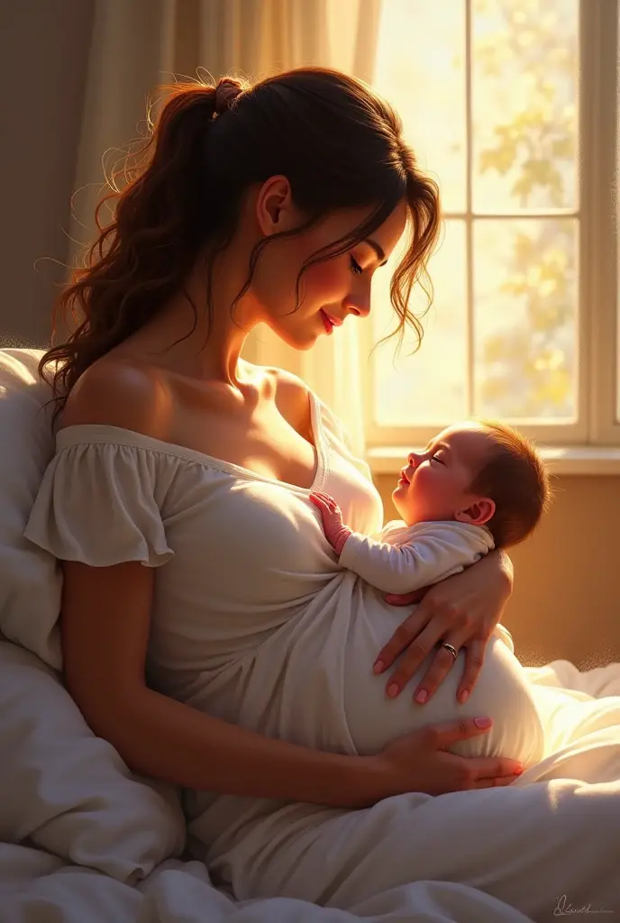 Mom and baby