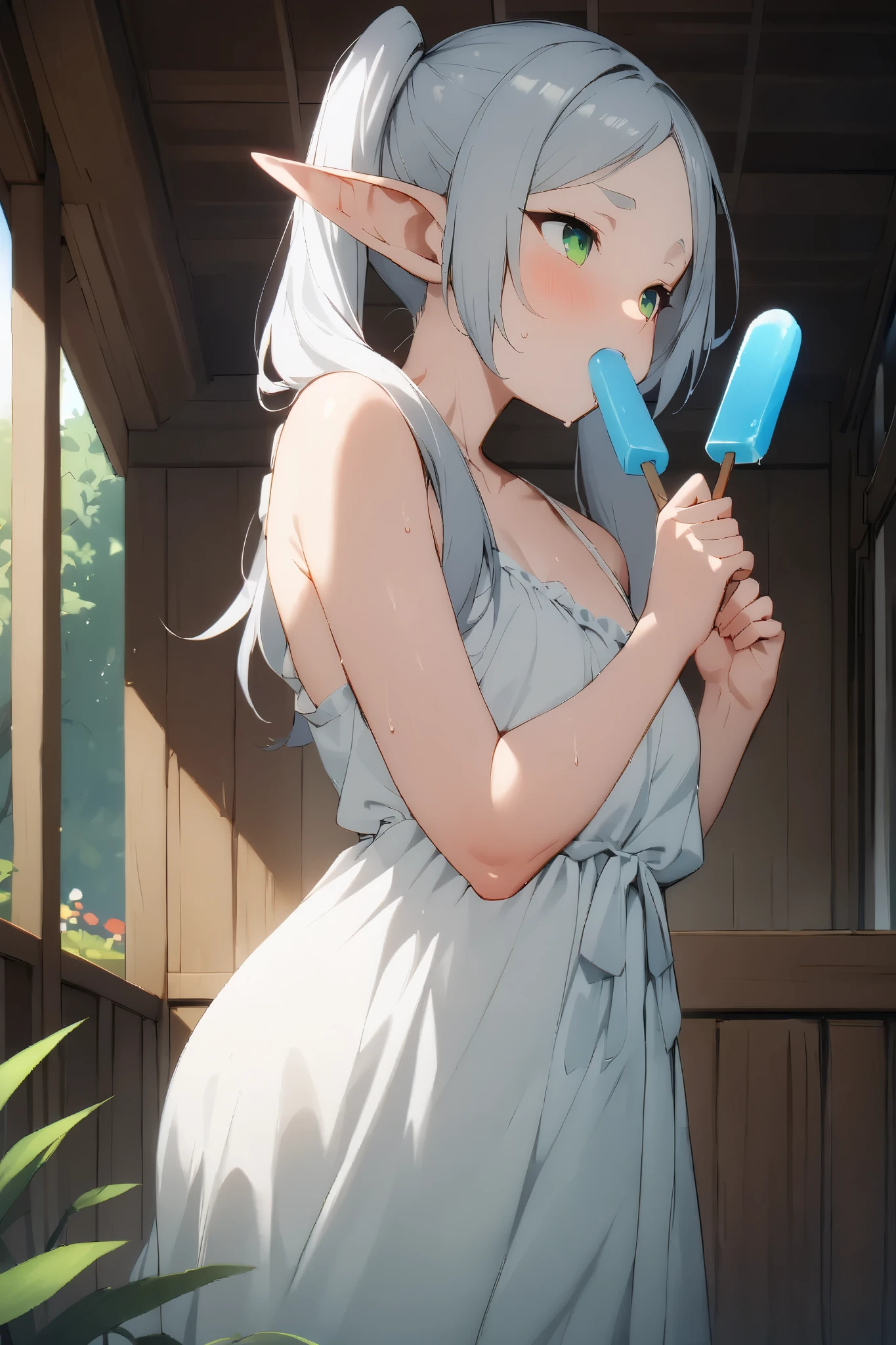 top-quality、in 8K,{posterior view,}{Boy 1}{girl1}{2guys}Full limbs、complete fingers,{10yaers old},silber hair,Toilet room,{ Show off the }Sweating,Smaller chest、(((sexual act)))、((Face to put up with)、(((( cum on))))、((((Kamimei)))、