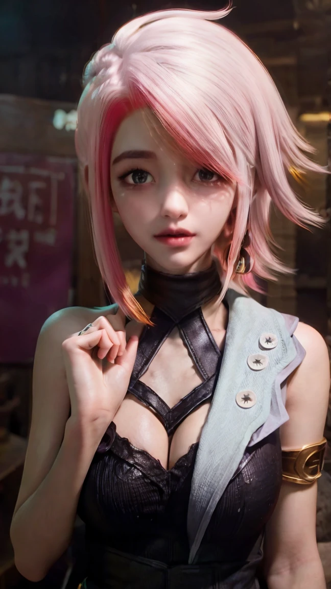 1girl,cyberpunk, 4k ultra, strong detail, woomen, face detail<lora:Shirogane-sama:1>