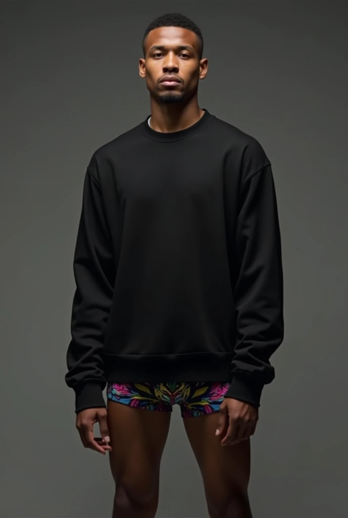 Teen male, full body view, atmospheric, nude, white wet shirt, black skin, big dick