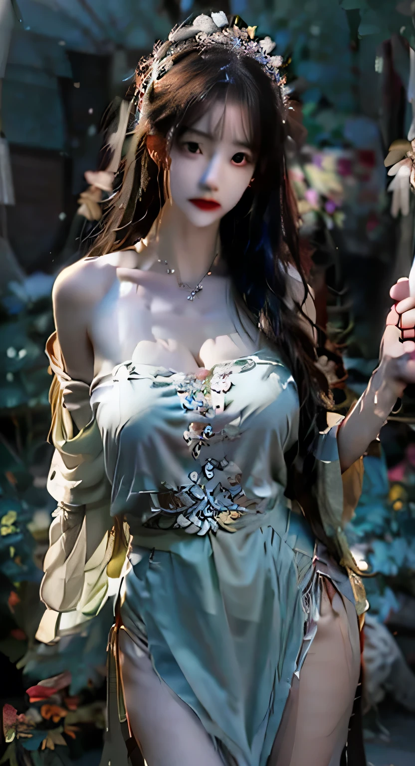 a beautiful 20 year old girl, detailed face, gorgeous eyes, full lips, long eyelashes, detailed skin, photorealistic, natural lighting, serene expression, sensual pose, outdoor garden, lush greenery, detailed foliage, golden hour lighting, cinematic composition, muted color palette, (best quality,4k,8k,highres,masterpiece:1.2),ultra-detailed,(realistic,photorealistic,photo-realistic:1.37)