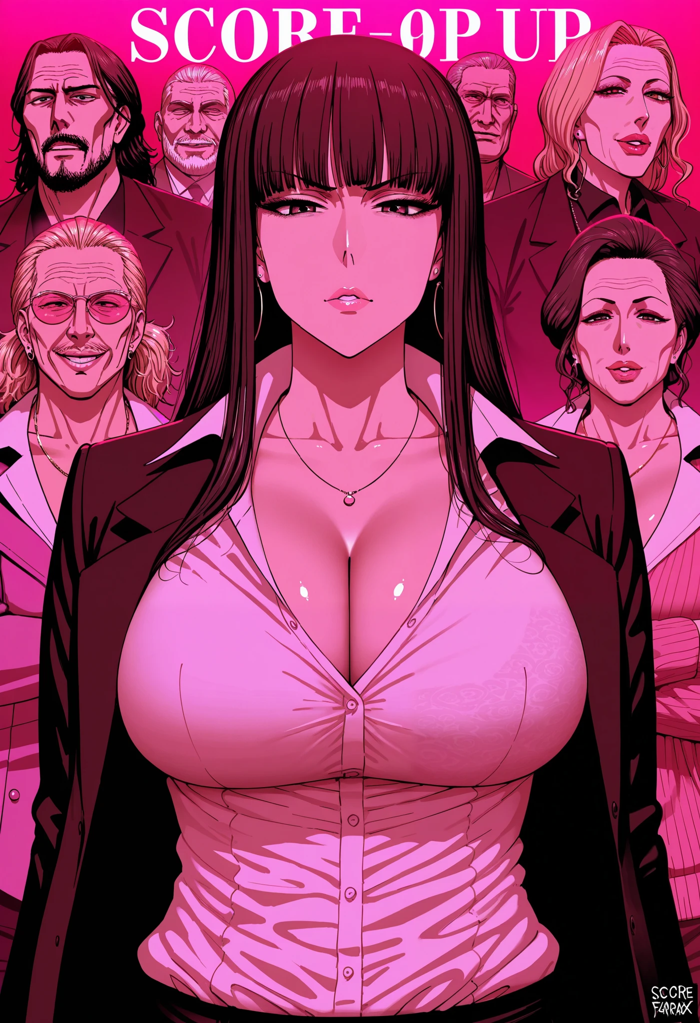 fellatrix, 30-years-old, whore, prostitute, gyaru mama, nishizumi shiho