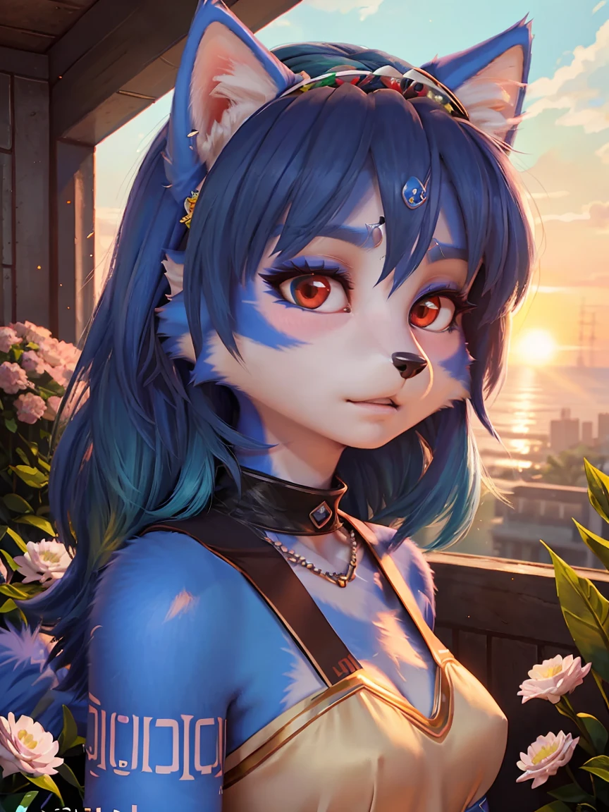 (Ultra Real), (Illustration), (High resolution), (8K), (sehr detailiert), (beste Illustration), (Lovely, detaillierte Augen), (best quality), (ultradetailliert), (Meisterwerk), (Nekko-Hintergrundbild), (detailliertes Gesicht), Bett, Top-Body-Up, kurzes Haar, Blaue Haare, pinke Blume, Achseln, smile, Klumpen, Allein, Simple white top tank top girls, verschwitzt, Japaner, large,