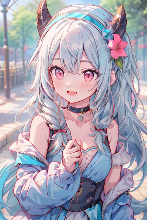 chibi character,Fantastic motif,(brush),((cute,kawaii,wonderland)),((pastel color)),((Cute assortment)),(A big smile with an open mouth),Shiny white hair,(Natural Color),((Angel:1.2)),(Fairytale:1.25),(nsfw).