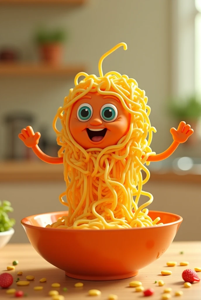 Cartoon noodle image