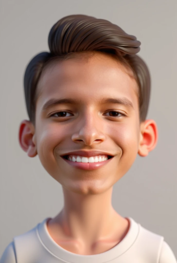 Create a picture of a young boy, very handsome light skinned latino. A realistic Instagram profile picture with iOS photo pattern Around 1