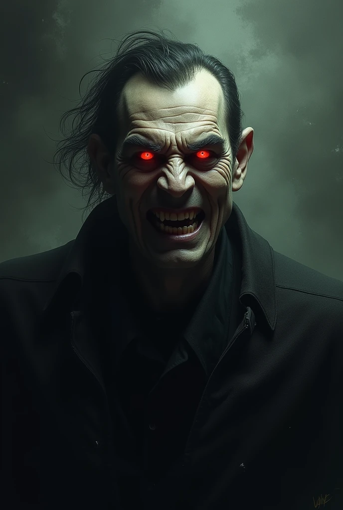 Old vampire, scary, old castle