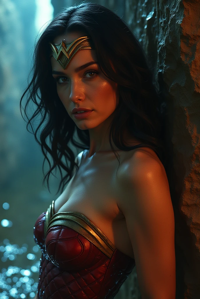 "Generate a highly detailed and lifelike image of Mera, the character from Aquaman, showcasing her intricate costume, unique facial features, and underwater environment with vibrant colors and aquatic elements, using advanced AI image generation techniques."