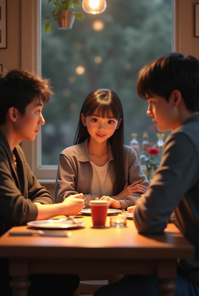 Dating 3 people cafe