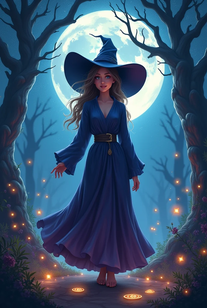 (Best Quality,4K,hight resolution),(Realistic:1.37),Witch casting orange glowing spell,Moonlight,magical fantasy forest,sparkling stars,Tree of Shadows,enchanting atmosphere,Sparkling fireflies,Mystical Orb,The witch's cloak fluttering in the wind,Ancient runic spellbooks,Cauldron emitting colorful smoke,Moonlit clearing,Whispering wind,ethereal glow,Enchanting spells,Ominous Moon,Enchanted creatures,witch's hat,atmosphere of night,glowing potions,Bewitching rituals,Fascinating flora and fauna,Otherworldly energy,Moonlit beam,The magic of crackling,Esoteric symbols,Dancing Shadows,captivating glow,Witch's Wand,Mythical existence,Deep mystical aura,Glowing eyes,Starry sky,Silence at night,Moonlit path,Seductive enchantment