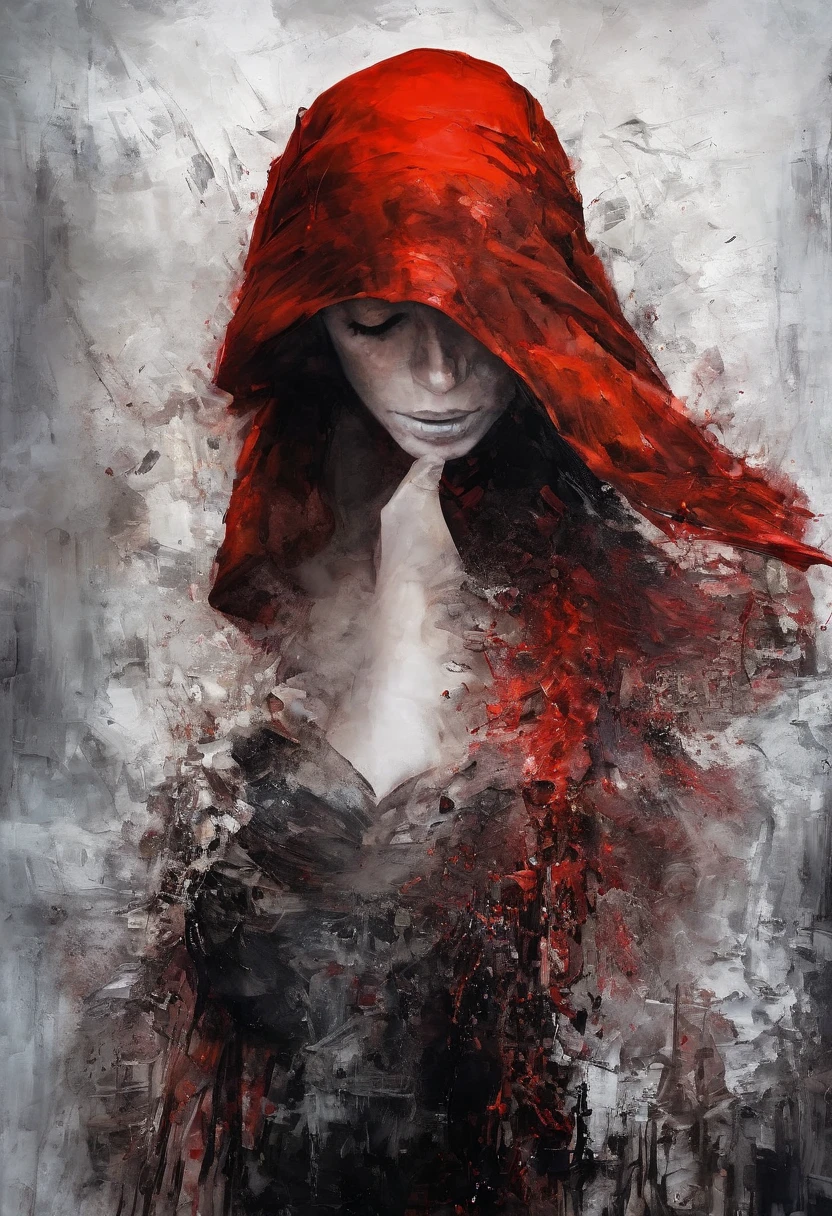 (Very bright:1.1),red background, [1girl in:7], (Head tilt:1.2), （Full Body Esbian）、([draft|watercolor paiting\(Midium\)]:1.15), (Inc. Blot:1.1), (pale:1.2), chaotic abstract background, Vector traces, Gradient blending, vivd color,Splashing water、Effects、 superb, ighly Details, Convoluted, (Very low contrast:1.4)