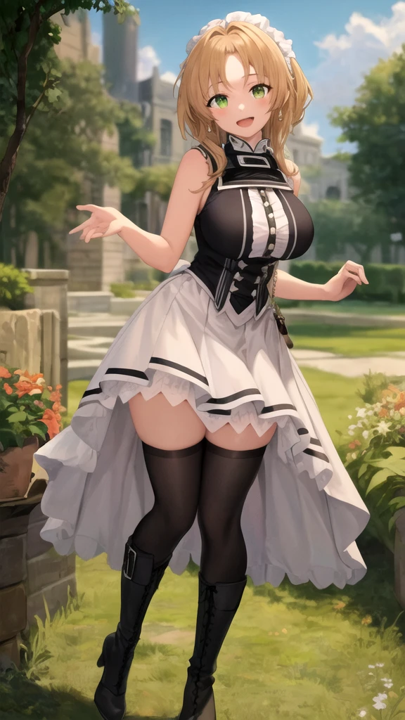 best quality,((((1girl)))),((big breasts:1.3)),curvy,((orgasm,blush:1.3)),sweat,Djeeta_a,blonde hair, short hair, Brien eyes, ((djeeta one piece dress,mini skirt,lift skirt,upskirt,black kneehighs:1.1)),full body,forest,forest林,walking,((cumdrip,excessive cum,vagina:1.3)),from behind