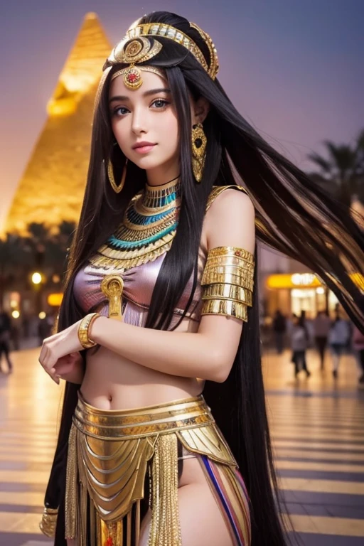 Masterpiece, paparazzi shot of scantily SMALL BOBBIES, happy smiling face, INTENSE BEAUTIFULL BLUE EYES, 14yo skinny white smiling roman girl, king_scifi, fking_scifi_v2, portrait of a young, seductive, extremely beautiful and attractive white woman, in ancient roma lupanar street 41bc, happy big smiling face, several uglies big black men behind her, long BLack hair, full body, rich colorful clothes and golden jewelry, close up, regal pose and attitude. fking_cinema_v2, five fingers on each hands, fingers fixed