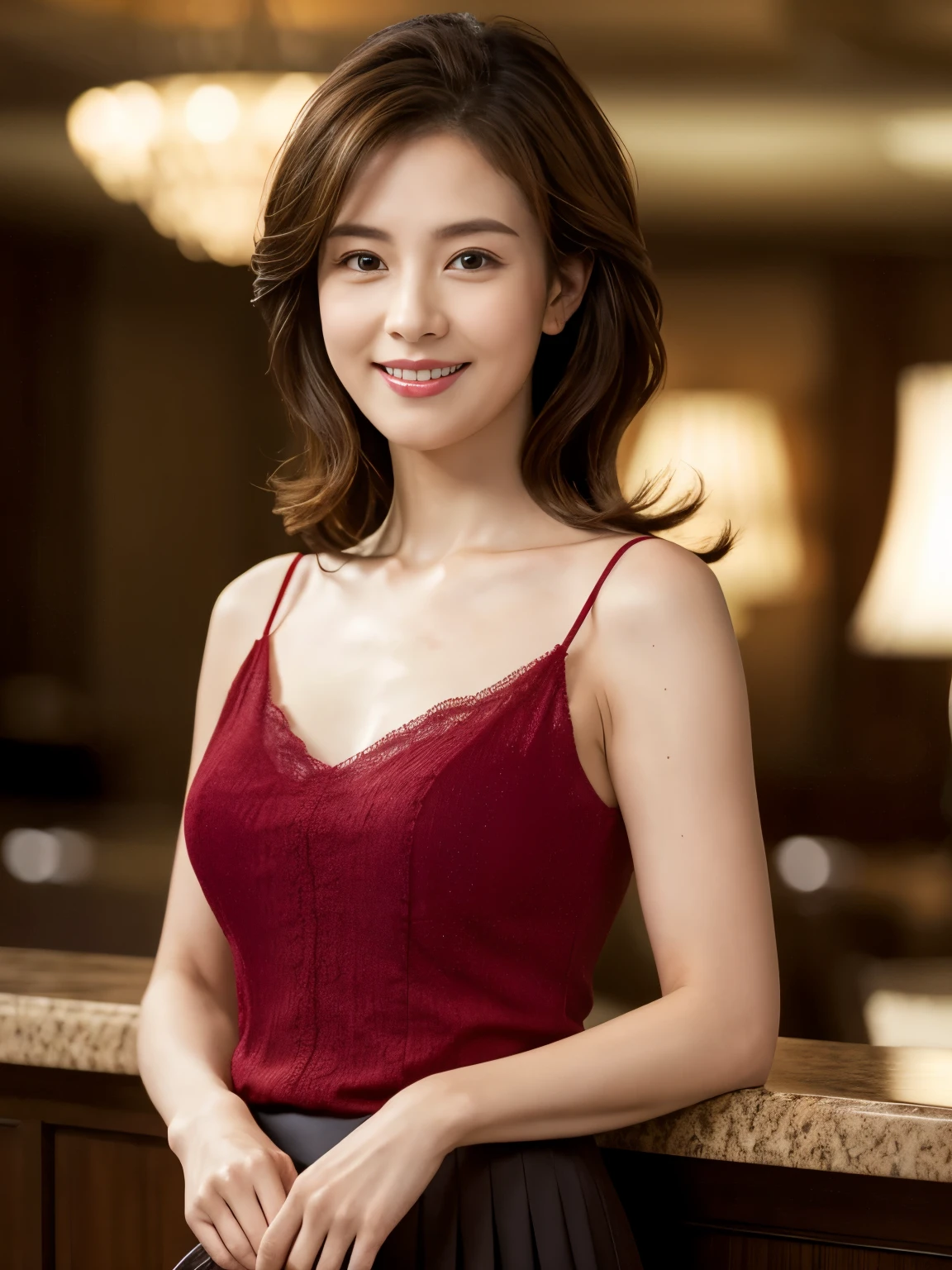 ((Realistic lighting, Best quality, 8K, Masterpiece: 1.3)), Clear focus: 1.2, 1girl, With Glasses, Perfect Body Beauty: 1.4, Slim Abs: 1.1, ((Dark Brown Hair, Medium Breasts: 1.3)), (Red Chinese Dress: 1.4), (Chinatown, Day: 1.1), City Street, Super Fine Face, Fine Eyes, Double Eyelids