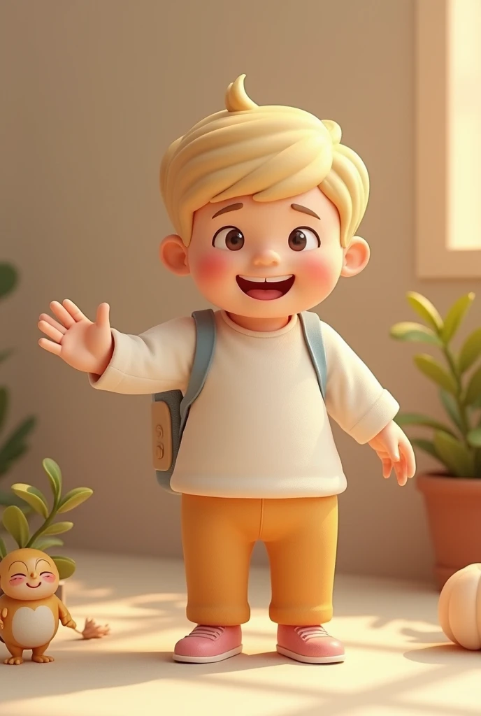 I need to generate a child character for a video game using 2D block-based visual language