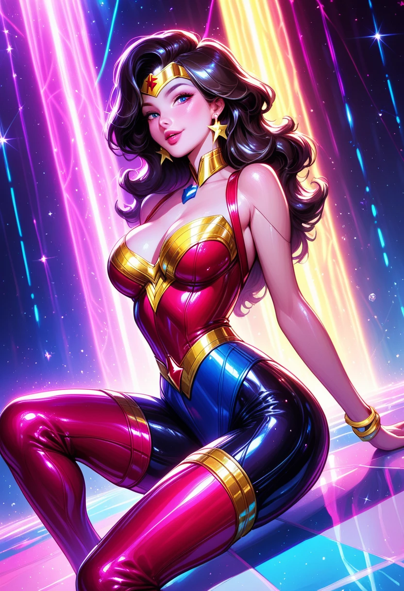 (best quality,4k,8k,highres,masterpiece:1.2),ultra-detailed,(realistic,photorealistic,photo-realistic:1.37),portrait, donna Troy ,beautiful detailed eyes,beautiful detailed lips,extremely detailed face,long eyelashes, sexy,soft lighting,subtle background,professional photography,vivid colors full body , by a fan, blushing face () full body (seductive) (ready for ) (biting her liplue eyes) (Donna Troy) Amazon (wonder girl)