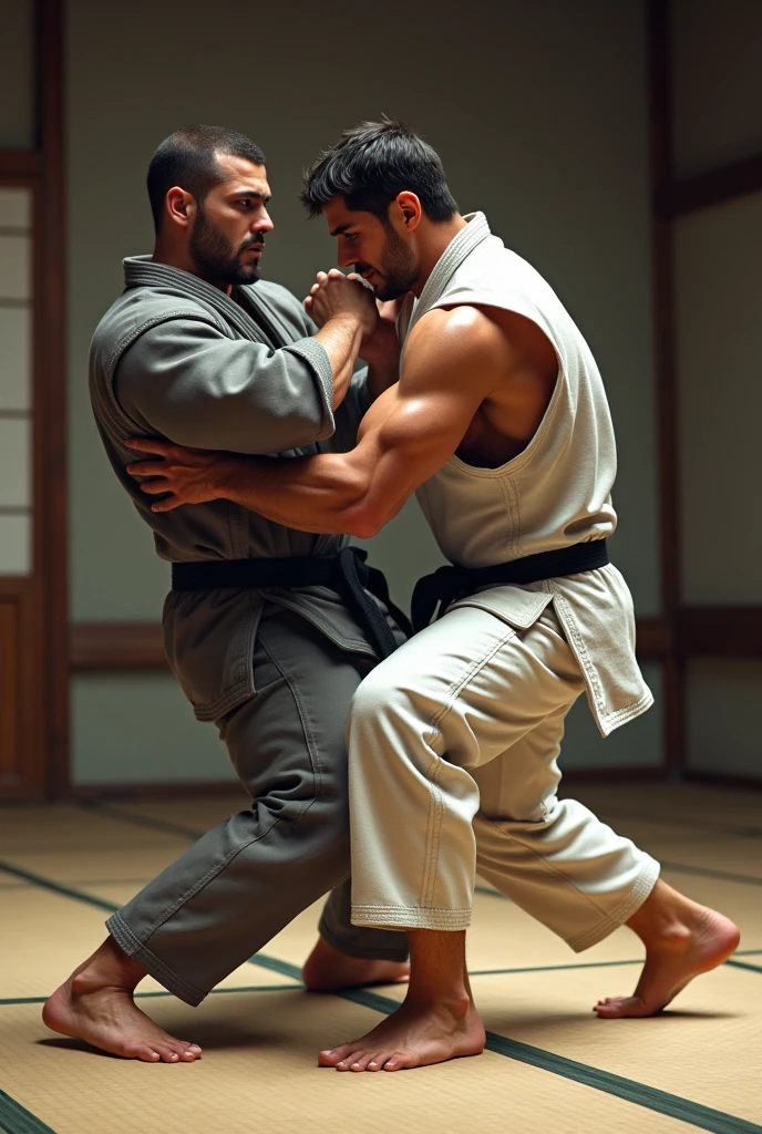 Image of Judokas fighting
