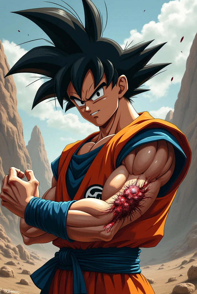 Goku is crazy (Dragon Ball) naked cumming