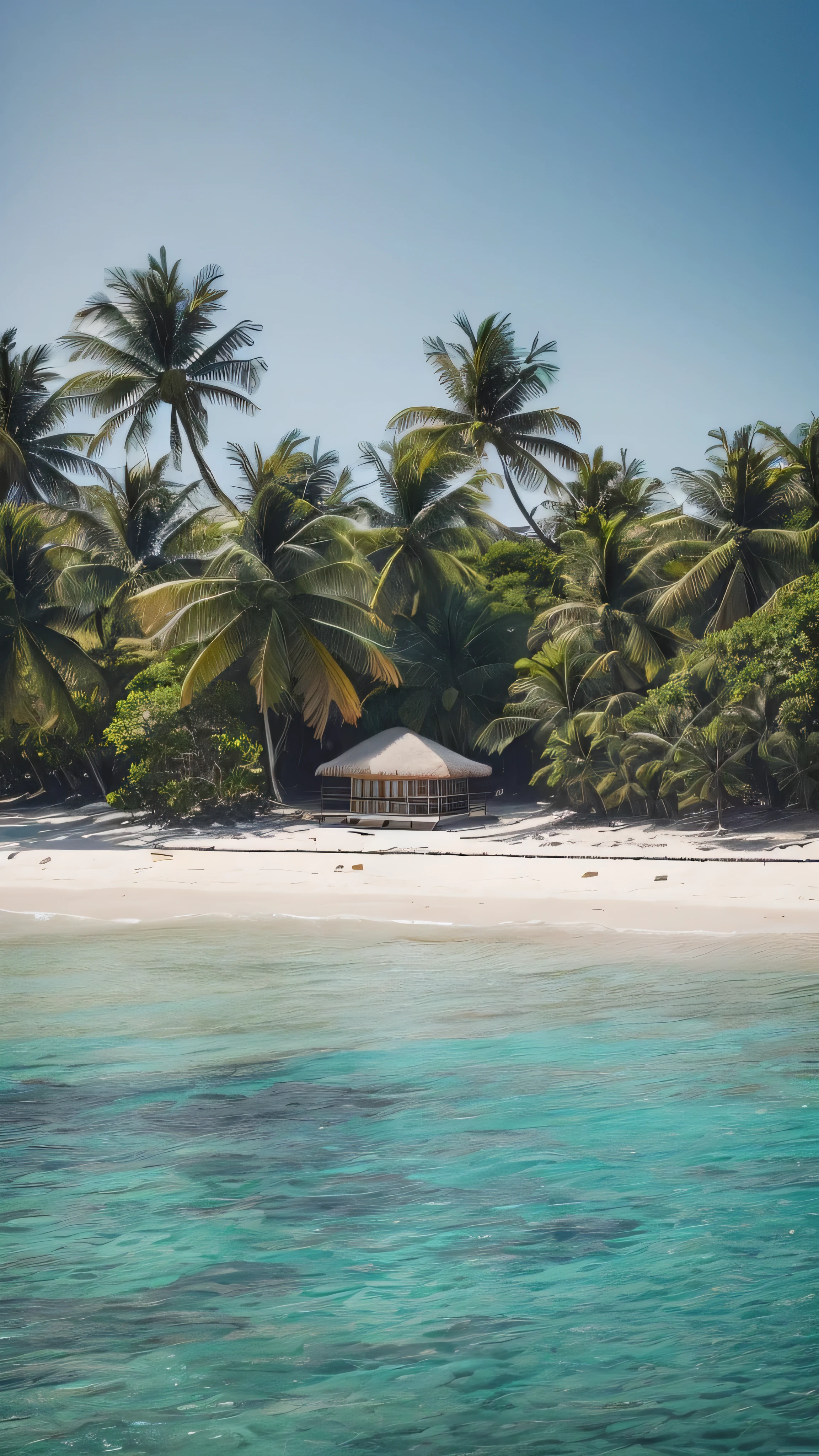 $$$ top quality $$$,  high res,  clear ,  Beach , boat, Hut,  palm tree, sand, sea, seagull, null,  sunny day, HD Scenery , Genuine, beautiful and amazing landscape Real photography s  tropical island  with blue sea and null,  tropical island ,  shot with Sony A7R --automatic 