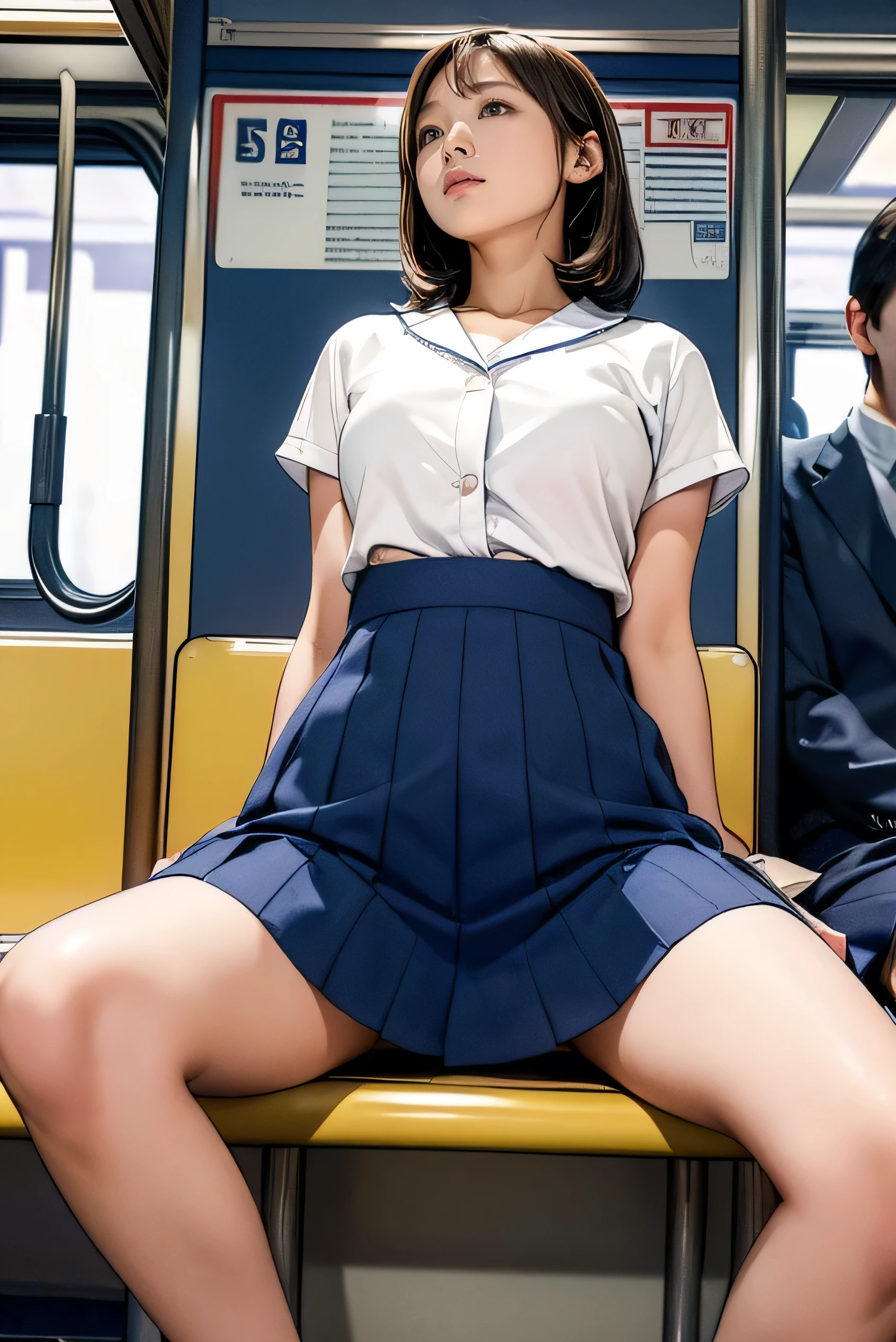 Korean girl upskirt、I want to enter、I want to be crushed