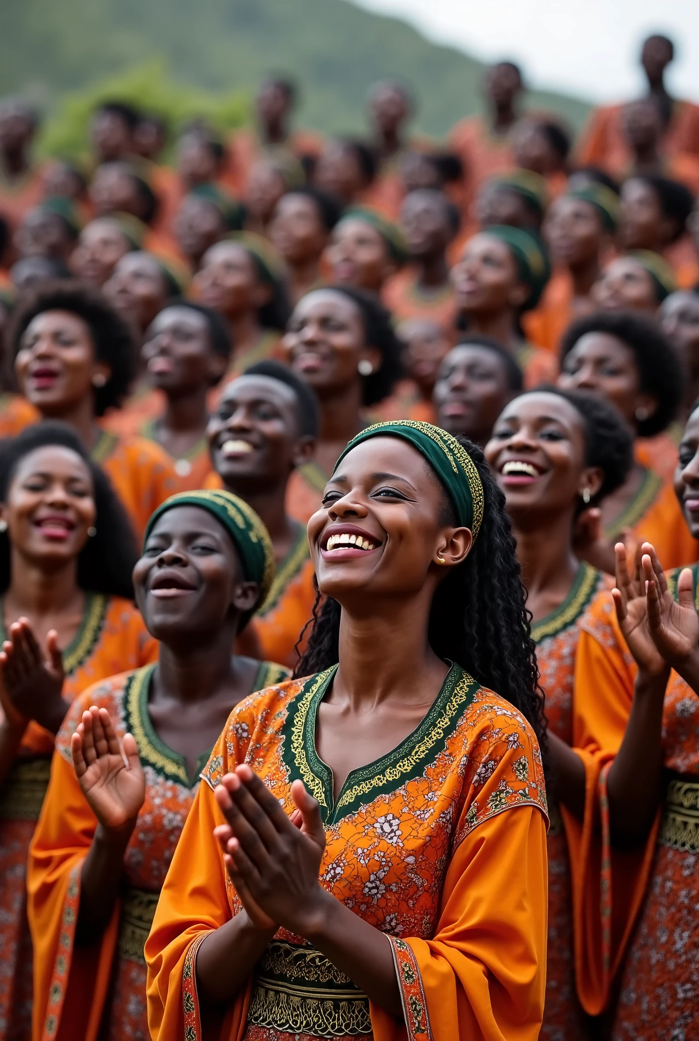 500 Somali people sing on the phone 