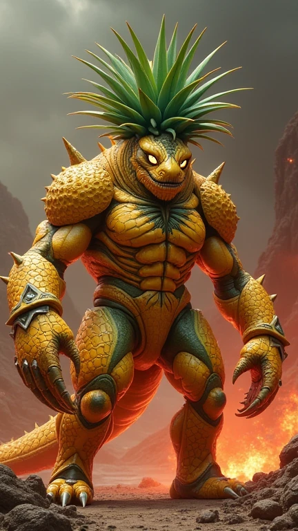 hyper detailed masterpiece, dynamic, awesome quality,hobgoblin, medium sized humanoid creature, robust and muscular build, pointed ears, fangs, greenish skin, facial warts, clawed hands and feet, crude or tattered clothing, mischievous or malevolent expression trickery, causing trouble pineapple>ral-strawberryjam