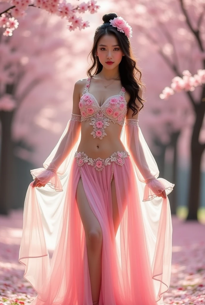 (Fight fiercely with dragons)、top-quality、​masterpiece、超A high resolution、（Blue Dragon Armor）、(((Medium tits))),dragon armor、(((Detailed Micro Bikini))),(Wearing a beautiful crown made of jewels),(Photorealsitic:1.4)、Raw photo、女の子1人、(((Random hair))、(((Armpit))),(((Take different poses)))、glowy skin、(((Mansuji)))、（Gorgeous Jewelry Necklaceystical expression）、（Full Body Angle）、（Fight big dragons）、With a beautiful knife、（Pink Metal Bikini）、(beautiful forest background)、Precipitous cliffs、(Castle background)、((super realistic details))、portlate、globalillumination、（sexypose）、Shadow、octan render、（One-Eyed Scouter）、8K、ultrasharp、Mediuml 、Raw skin  exposed in cleavage、metals、Details of complex ornaments、Japan details、highly intricate detail、Realistic light、CGSoation Trendlue eyes、radiant eyeacing the camera、Precipitous cliffs、Toostock、（Full Body Angle）、（veils）、(((Light Big))),