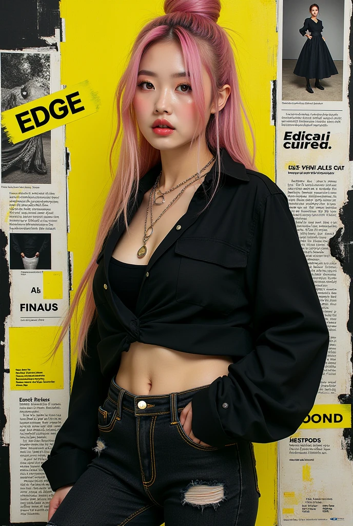 50 years old, gorgeous cute Brazilian girl, smirk, freckles, polaroid photo, (dark skin:1.4), (medium yellow hair:1.6), araffe woman sitting in a chair with a gun in her hand, sun yunjoo, postapocalyptic vibes, still from a music video, cai xukun, jia, grunge aesthetic, jinyoung shin, sitting on the ground, in a cyberpunk setting, jossi of blackpink, sitting down casually, jisoo from blackpink, muted cyberpunk style, cowboy shot, famous beautiful model, good young girl, (masterpiece:1.0),(best_quality:1.0), ultra high res,4K,ultra-detailed, photography, 8K, HDR, highres, absurdres:1.2, Kodak portra 400, blurry background, bokeh, lens flare, (vibrant_color:1.2),professional photograph, (the_tattoo:1.4), (beautiful_face:1.5),(narrow_waist). --v 6