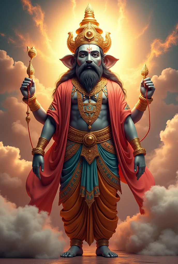 Lord Brahma & Lord Krishna & Lord Ganesha creating reality pulsing sunshine bliss & cosmic love & abundance & healing to all beings